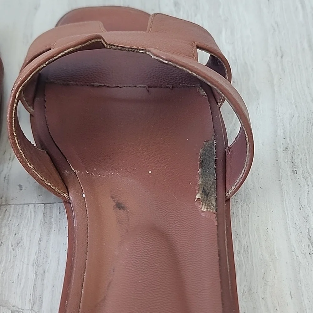 Brown H Sandals - Picture 5 of 8